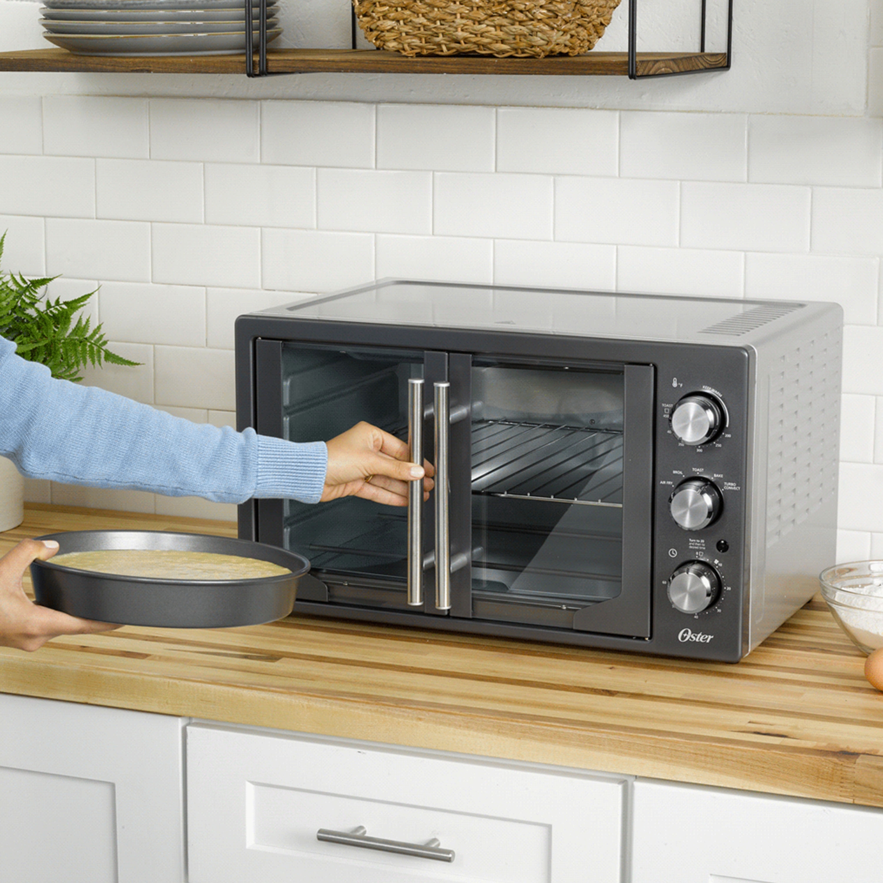 Oster Extra Large French Door Air Fry Countertop Oven