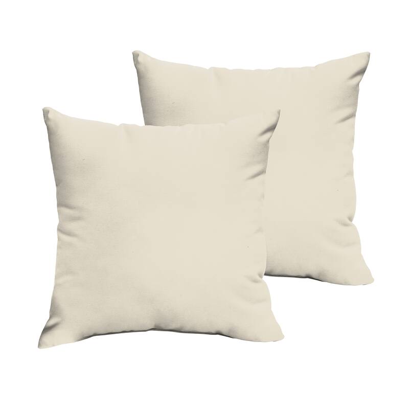 Sorra Home Outdoor Knife Edge Pillow Set of 2
