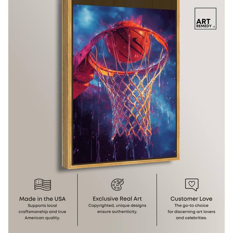 Through the Hoop Canvas by Art Remedy