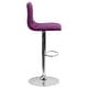 preview thumbnail 22 of 111, Modern Vinyl Stitch Back Adjustable Height Barstool - 16"W x 19"D x 35" - 44"H