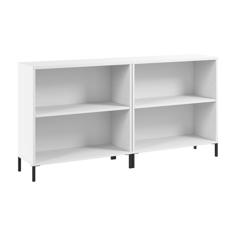 Essence 2 Shelf Bookcase Organizer - Set of 2 by Bush Furniture