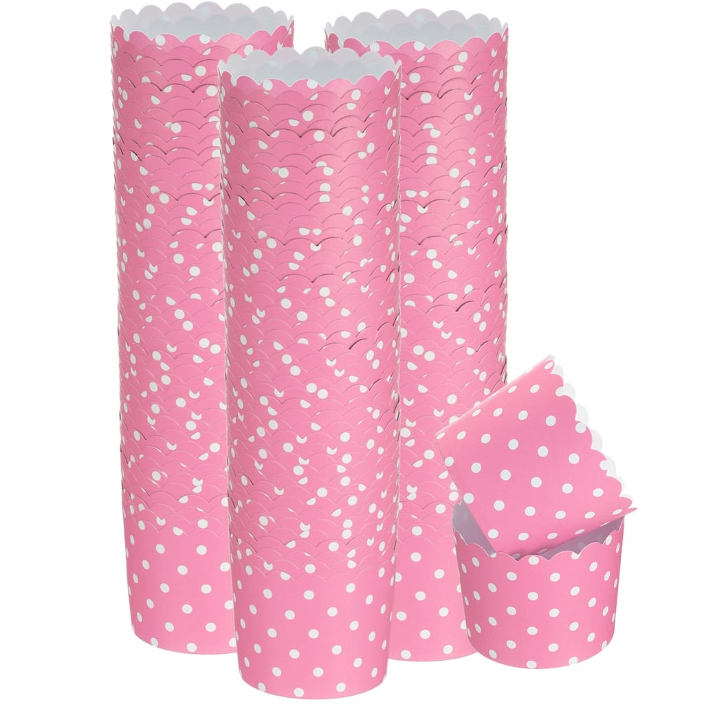 150Pcs Paper Baking Cups 6oz Cupcake Muffins Liner Wrappers