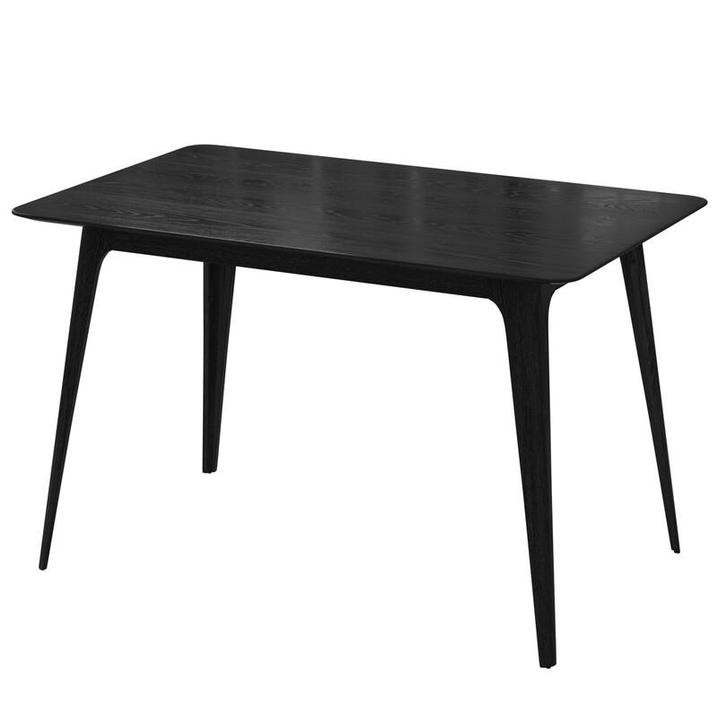 Roomfitters 47" Rectangular Dining Table with Solid Rubberwood Legs and Scratch-Resistant Top