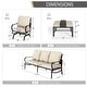 preview thumbnail 64 of 66, MAISON ARTS 5/7/9-Seat Patio Conversation Set, Outdoor Sofa Set with Single Sofa Chairs, 3-Seater Sofa, Ottoman and Coffee Table