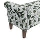 preview thumbnail 22 of 22, Wallen Traditional Rolled Arm Storage Bench Ottoman with Nailheads