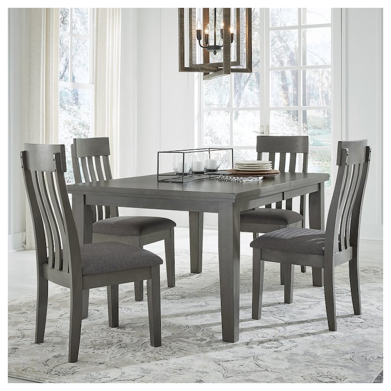 Hallanden Gray Upholstered Dining Chair, Set of 2 - 20"W x 23"D x 41"H