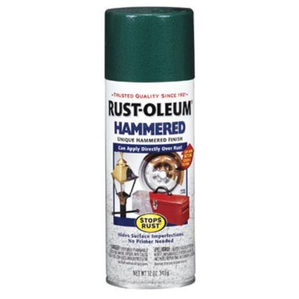 Rustoleum deep green hammered spray paint outlet
