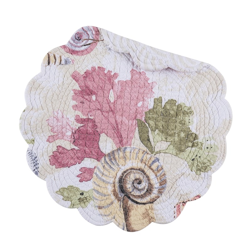Vilano Bay Round Placemats Set of 6, 17"