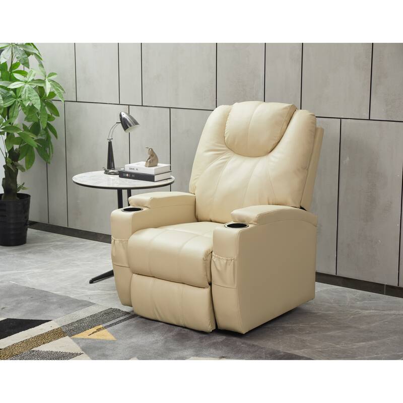 Power Lift Recliner Chair PU Leather for Elderly