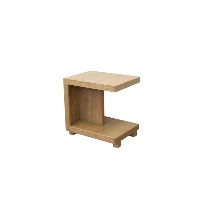 Bridgevine Home Laurel Canyon 18 inch Chairside Table, No Assembly Required