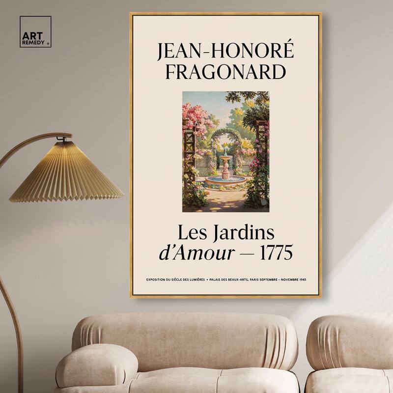 Romantic Gardens Canvas by Art Remedy