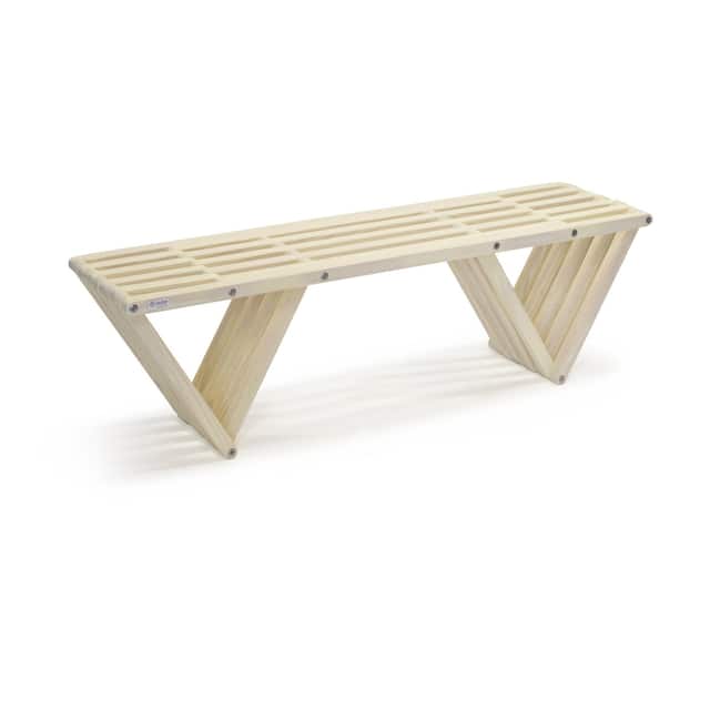 Wood Bench X60 Eco-friendly Modern Style L 54" - Pollen