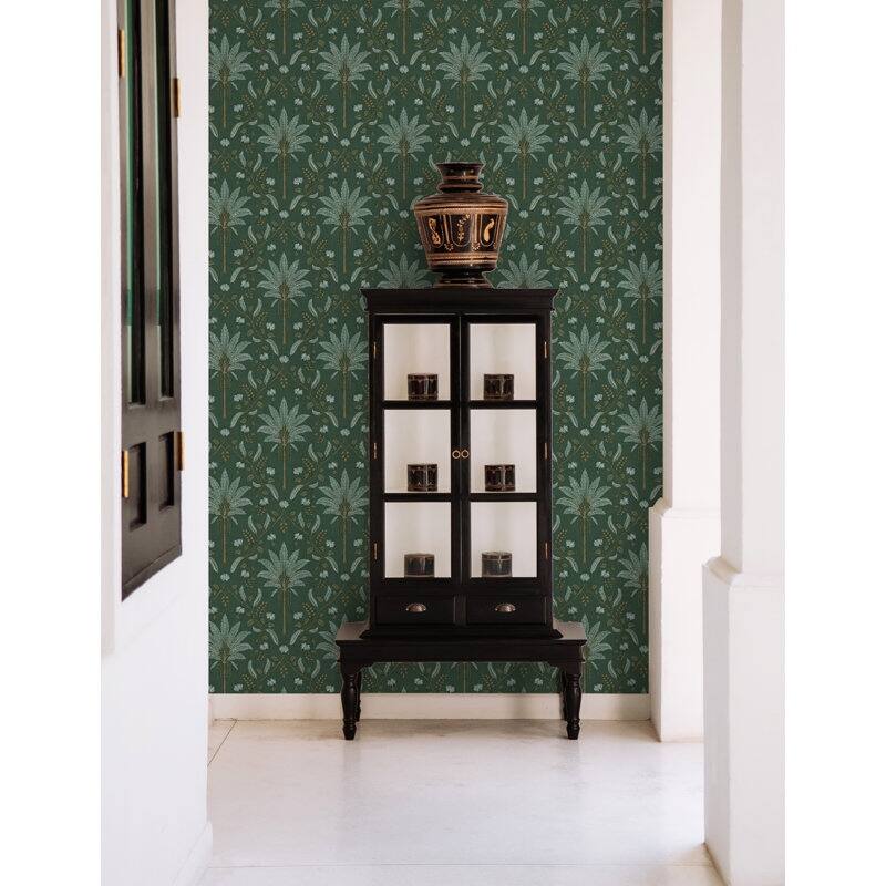 Ariara Palm Trellis Non-Pasted Wallpaper - Covers 56 Square Feet