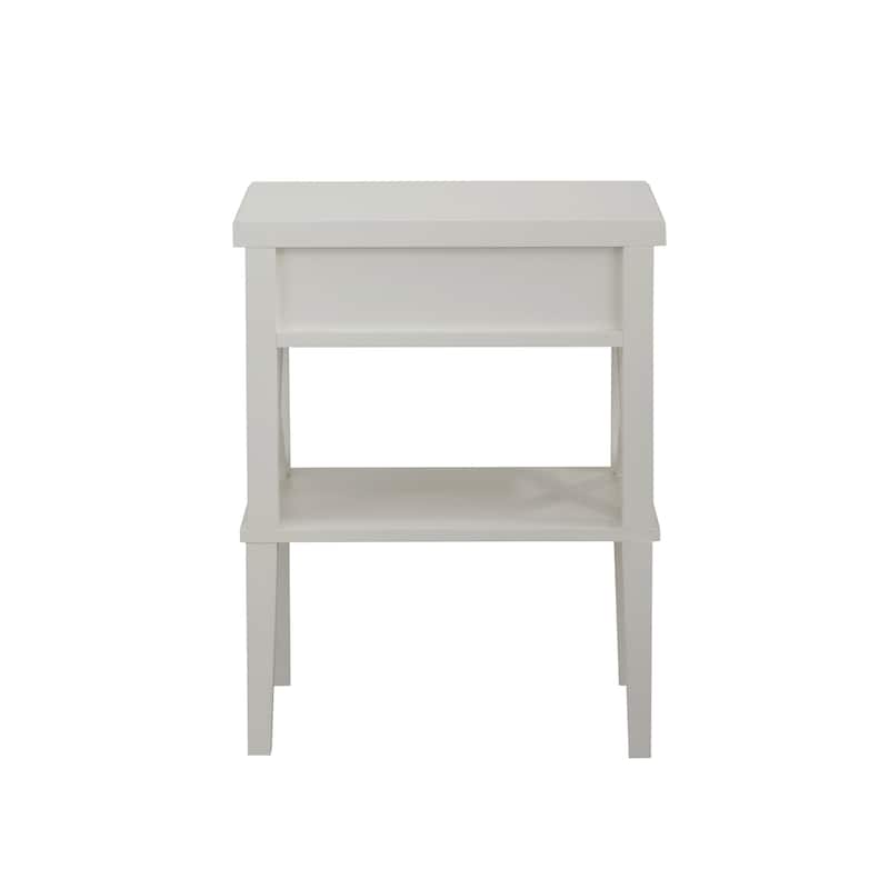 Madison White Nightstand