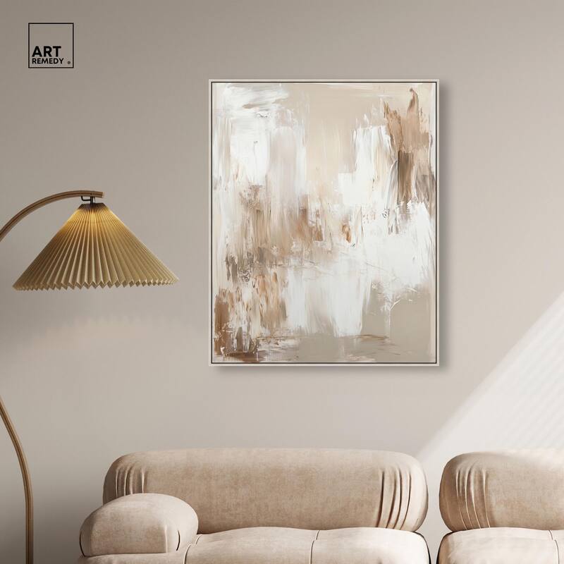 Latte Layers I Canvas by Art Remedy