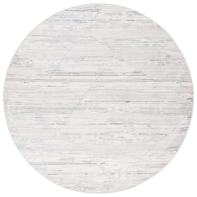 SAFAVIEH Quincy Vitore Modern Contemporary Abstract Rug - 6'7" Round