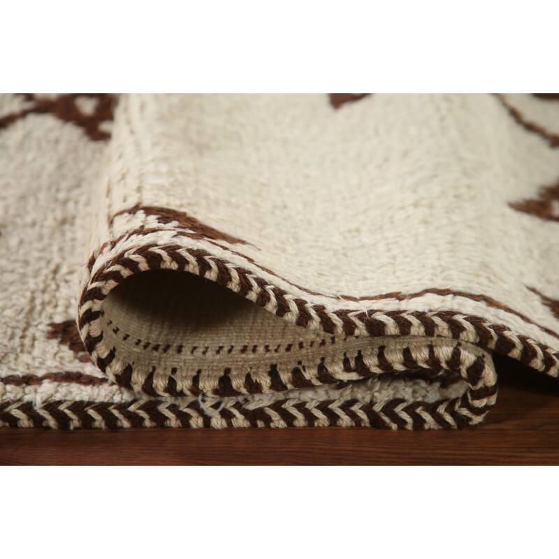 Anatolian Oriental Runner Rug Handmade Natural Dye / Beige Wool Carpet - 3'1"x 11'1"