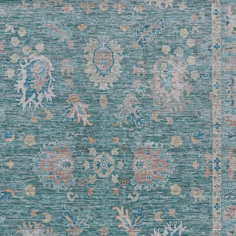 HomeRoots Floral Traditional Rectangle Outdoor Rug