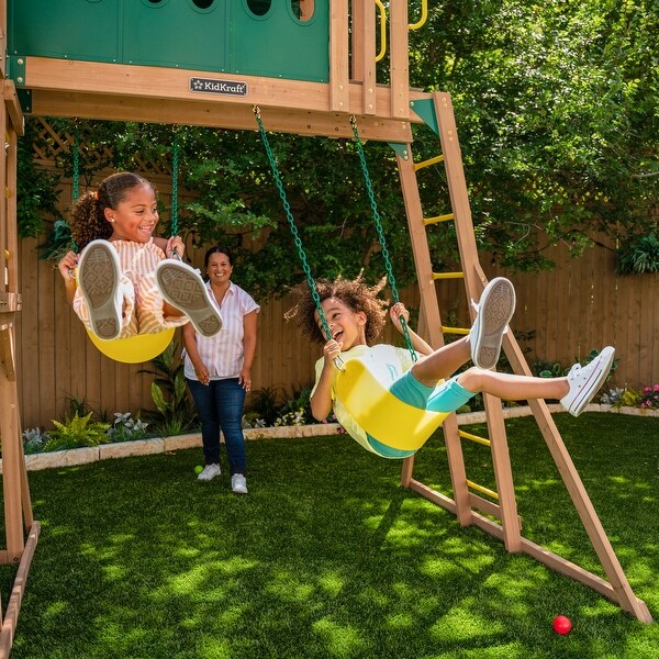 Skyway Resort Wooden Outdoor Swing Set Playset Bed Bath Beyond 40012484