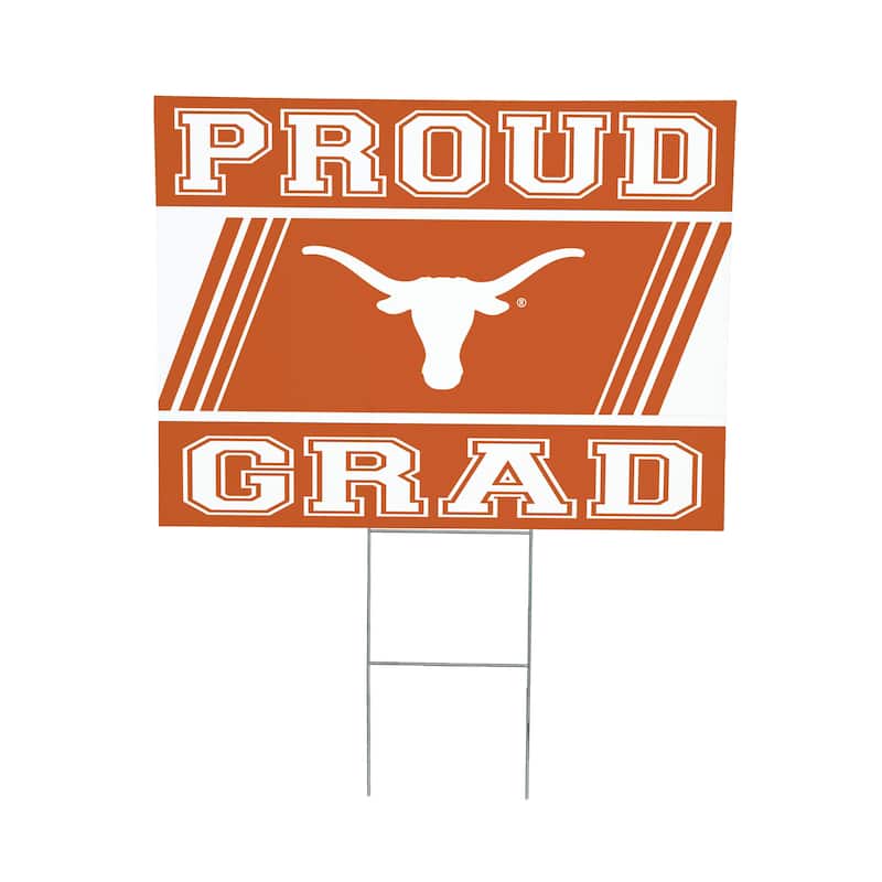 University of Texas 24" x 18" Graduation Coroplast Outdoor Yard Sign