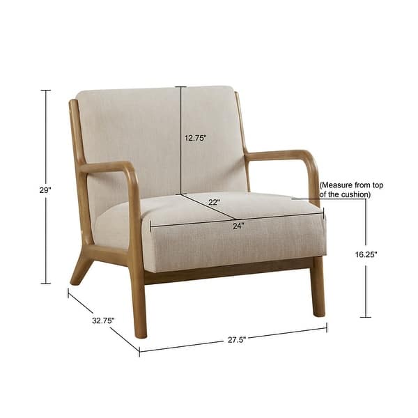 dimension image slide 4 of 5, INK+IVY Novak Lounge Chair