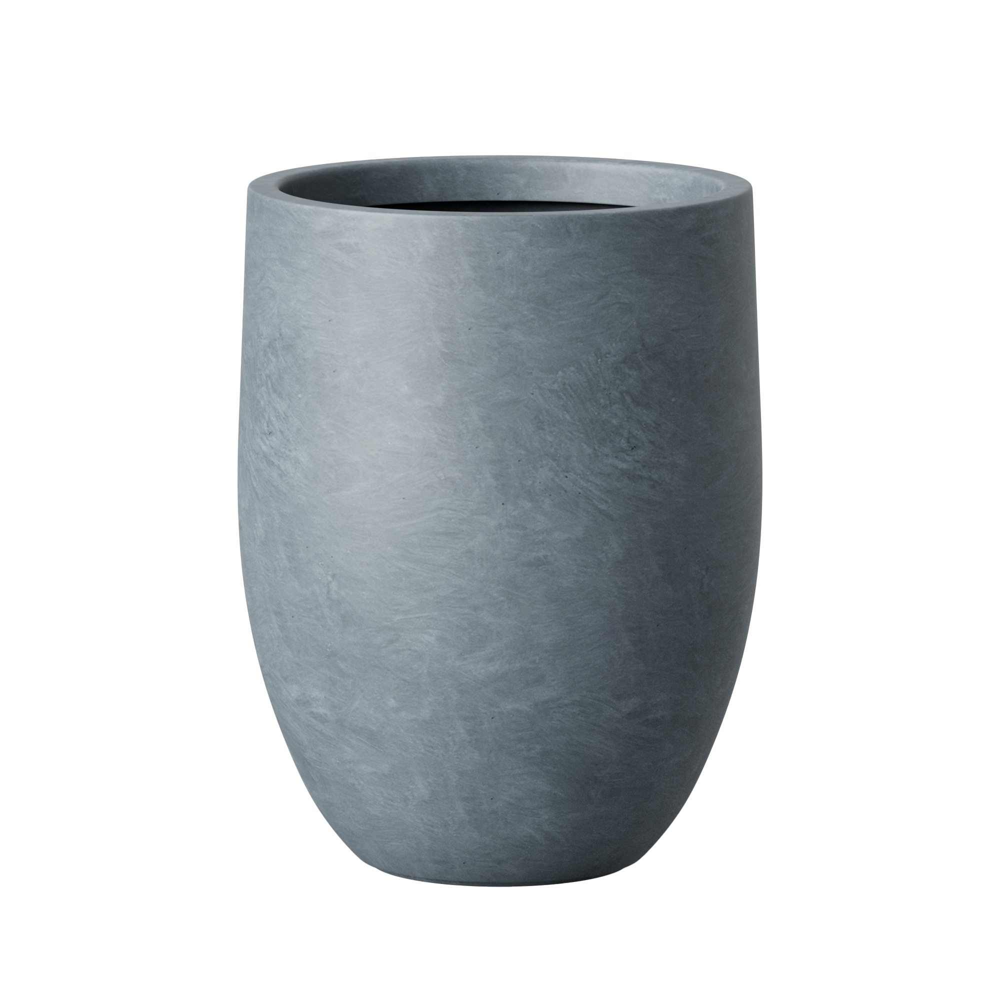 21.5" H Tall Round Concrete Plant Pot with Drainage