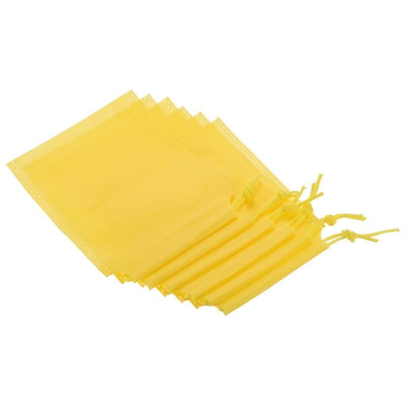 Single Drawstring Storage Bag Fiber Cloth, 6Pcs