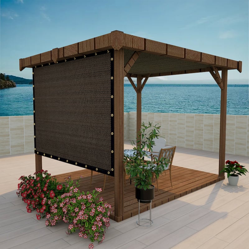 Artpuch Shade Fabric Sun Shade Cloth with Grommets GN08 for Pergola Replacement Shade Cover Canopy - 04'x07'