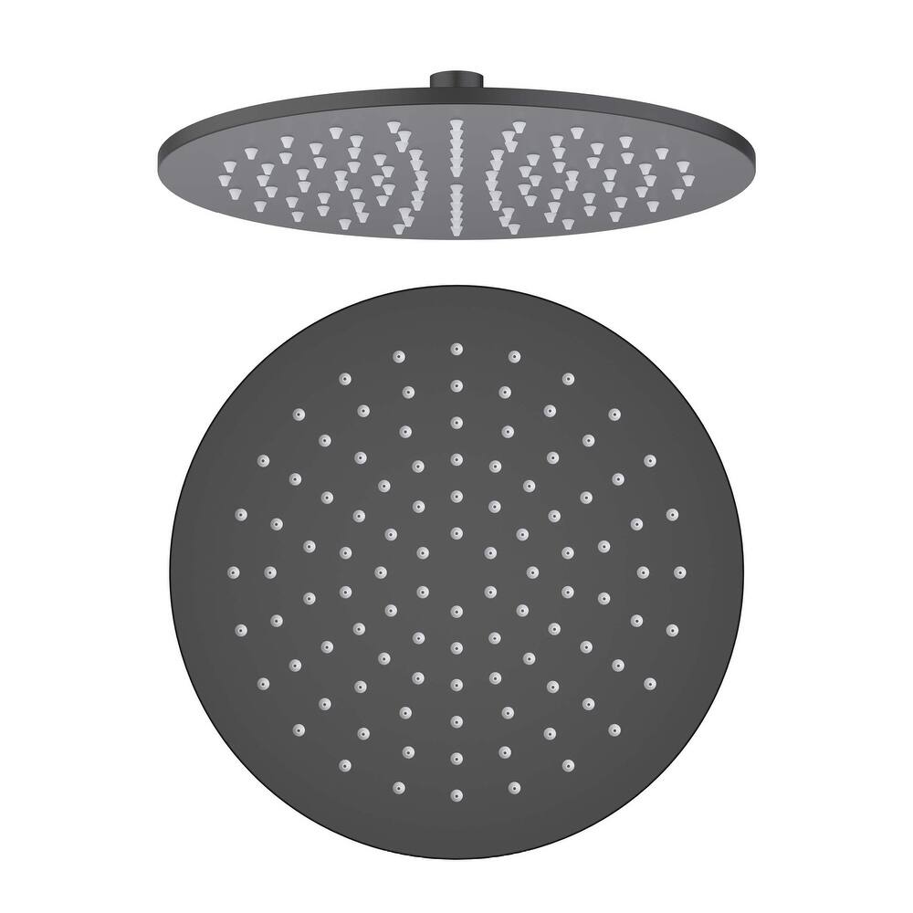 Circular 10" Metal Thin Profile Rain Shower Head 1.75 GPM