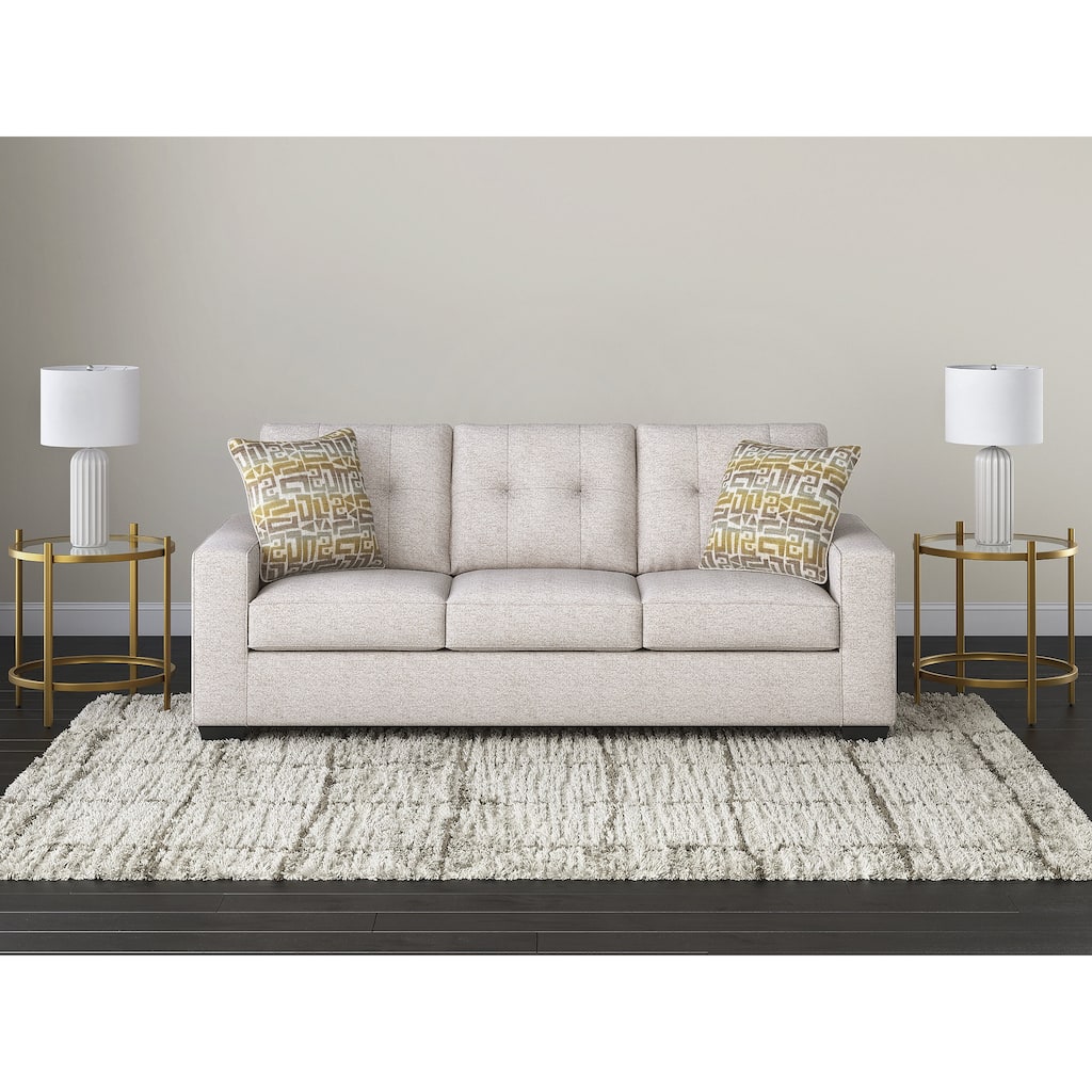 Signature Design by Ashley Fanciful Beige Sofa - 88"W x 40"D x 38"H