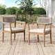 Option Teak Look + Cream Cushion + 2 Piece