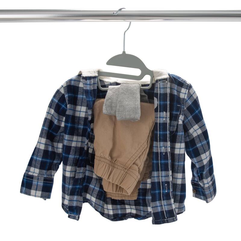 Simplify Kids 12 Pack Collar Saver Ultimate Hangers