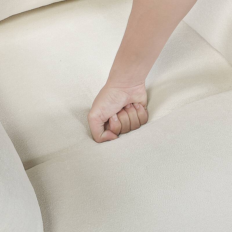 Fremont & Park Lennon 35" Microfiber Manual Swivel Glider Recliner - Removable Back