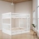 preview thumbnail 2 of 10, Full-Over-Full Bunk Bed with Ladders and Two Storage Drawers