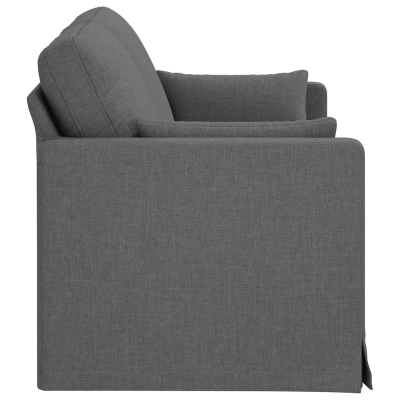 vidaXL Sofa Dark Grey in Fabric