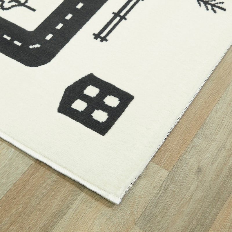 Mod-Tod Urban Adventure Road Map Kids' Rug