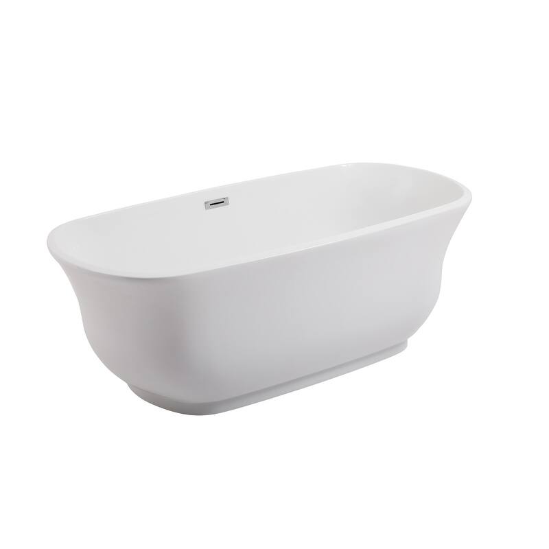 Cameron Soaking Bathtub in Glossy White