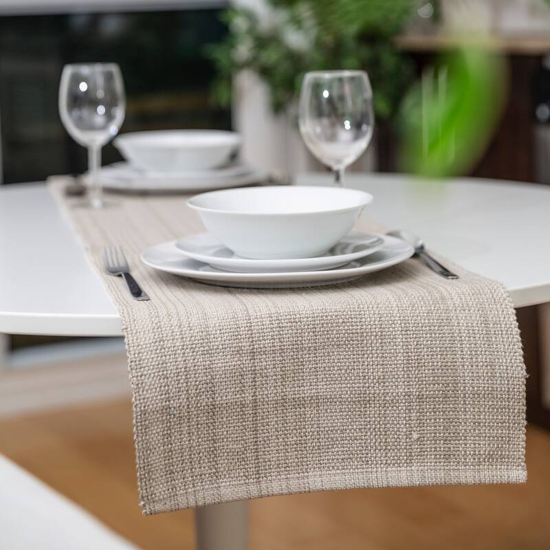 Fabstyles Casual Classic Extra Thick Cotton Table Runner Handmade