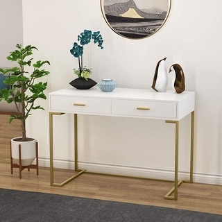 Writing Desk with 2 Drawers Computer Desk - Bed Bath & Beyond - 31503738