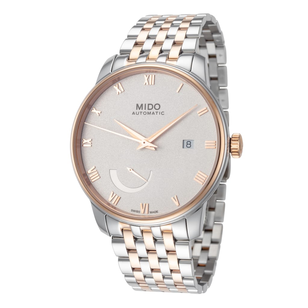 Mido Men's Baroncelli 40mm Automatic Watch M0274282201300 - White - N/A