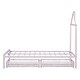 preview thumbnail 38 of 71, Metal Platform Bed With Two Drawers,House-Shaped Headboard Design