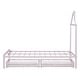 preview thumbnail 34 of 75, Metal Platform Bed with 2 Drawers, Bedroom Kids Bed Frame with House-Shaped Headboard Design and Support Slats, Easy Assembly