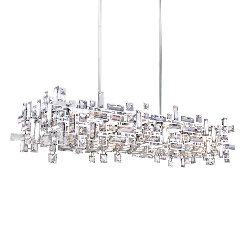 Arley 12 Light Chrome Island Chandelier