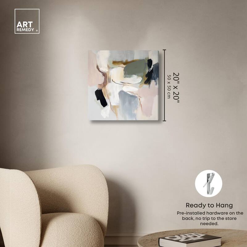 Softened Encounters II Canvas by Art Remedy, Gallery Wrapped