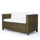 preview thumbnail 29 of 80, Puerta Outdoor 4-piece Patio Chat Set by Christopher Knight Home