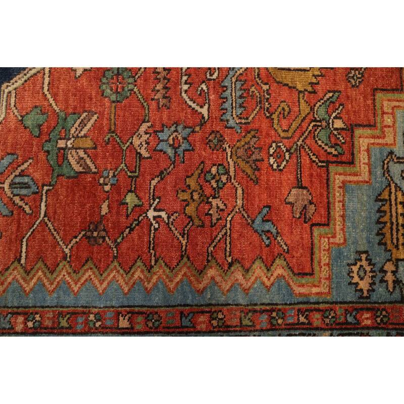 ECARPETGALLERY Hand-knotted Jules Sultane Dark Copper Wool Rug - 8'11 x 11'10