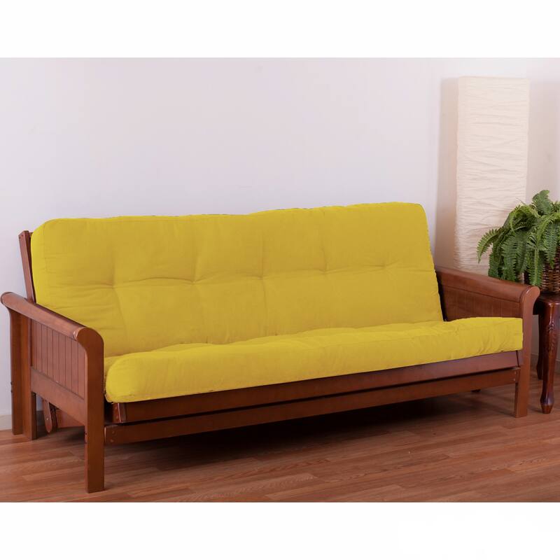 6-inch Thick Twill Futon Mattress (Twin, Full, or Queen) - Sunset - Queen
