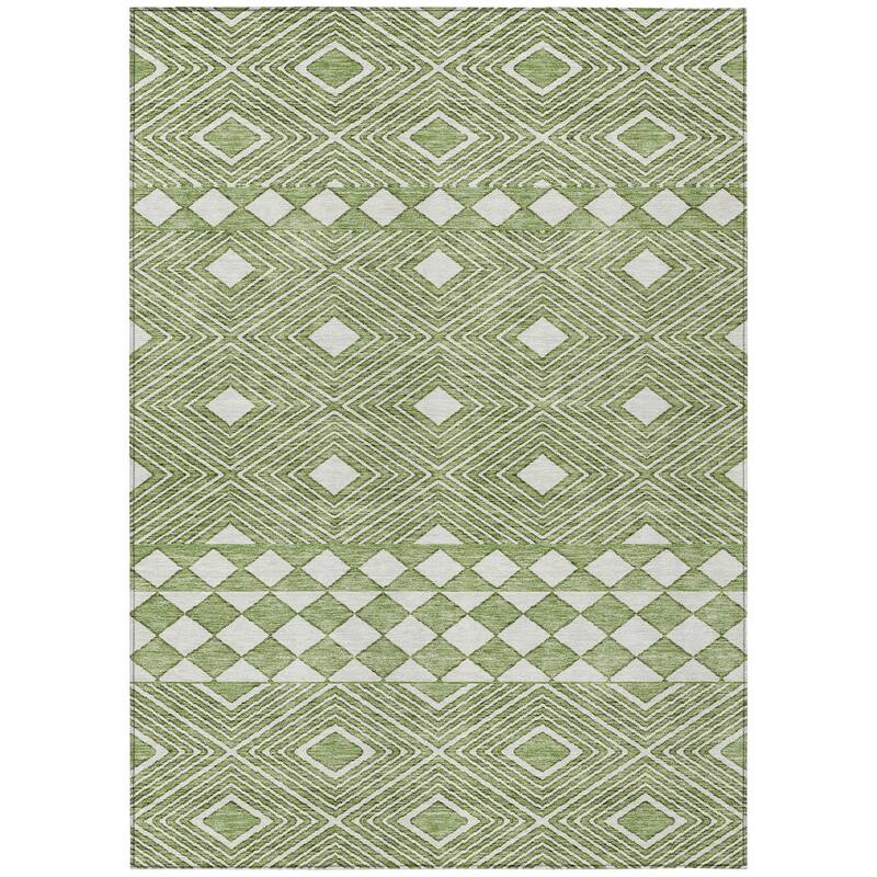 Machine Washable Indoor/ Outdoor Chantille Boho Moroccan Rug