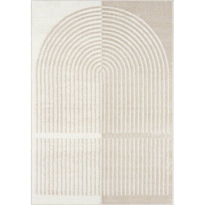 Abani Rugs Nuevo NUE210A Modern Arched Area Rug