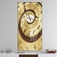 preview thumbnail 3 of 12, Designart 'Endless Time Spiral' Oversized Contemporary Wall CLock